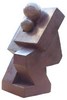 Paternit:sculpture bronze  patine brune